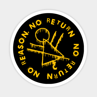 Woods Symbol Yellow - No Return No Reason X Magnet